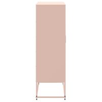 vidaXL Högskåp rosa 68,5x38,5x123,5 cm ståls - Bild 7