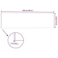 vidaXL Väggpaneler 3D 14 st ljusgrå 100x25 cm EPS - Bild 6