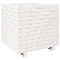 vidaXL Odlingslåda vit 50x50x49,5 cm massiv furu - Bild 2