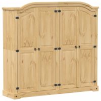 vidaXL Garderob Corona 194x52x186 cm massiv furu - Bild 2