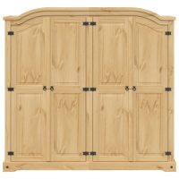 vidaXL Garderob Corona 194x52x186 cm massiv furu - Bild 4