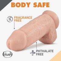 Realistisk dildo Blush Dr Skin PVC Ø 8 cm - Bild 12