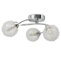 vidaXL Taklampa med 3 LED-glödlampor G9 120 W - Bild 5