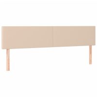 vidaXL Huvudgavlar 2 st cappuccino 80x5x78/88 cm konstläder - Bild 2