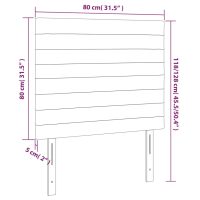 vidaXL Huvudgavlar 2 st blå 80x5x78/88 cm tyg - Bild 8