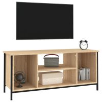 vidaXL Tv-bänk sonoma-ek 102x35x45 cm konstruerat trä - Bild 4