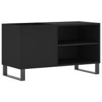 vidaXL Stereobänk svart 85x38x48 cm konstruerat trä - Bild 2