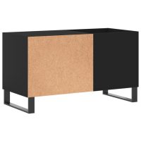 vidaXL Stereobänk svart 85x38x48 cm konstruerat trä - Bild 6