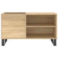 vidaXL Stereobänk sonoma-ek 85x38x48 cm konstruerat trä - Bild 4