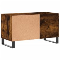 vidaXL Stereobänk rökfärgad ek 85x38x48 cm konstruerat trä - Bild 6