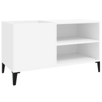 vidaXL Stereobänk vit 84,5x38x48 cm konstruerat trä - Bild 2