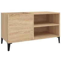 vidaXL Stereobänk sonoma-ek 84x38x48 cm konstruerat trä - Bild 2