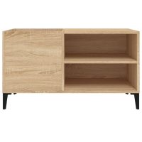 vidaXL Stereobänk sonoma-ek 84x38x48 cm konstruerat trä - Bild 5