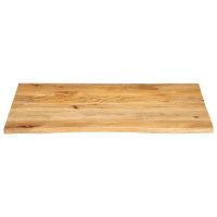 vidaXL Bordsskiva 100x80x2,5 cm levande kant massivt mangoträ - Bild 3