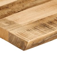 vidaXL Bordsskiva 110x40x2,5 cm levande kant massivt grovt mangoträ - Bild 6