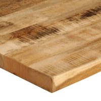 vidaXL Bordsskiva 100x80x2,5 cm levande kant massivt grovt mangoträ - Bild 6