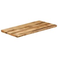 vidaXL Bordsskiva 100x60x3,8 cm levande kant massivt grovt mangoträ - Bild 2