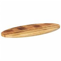 vidaXL Bordsskiva 100x40x2,5 cm oval massivt mangoträ - Bild 2