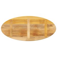 vidaXL Bordsskiva 100x40x2,5 cm oval massivt mangoträ - Bild 5