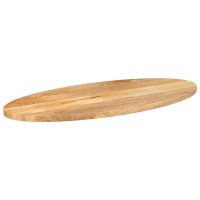 vidaXL Bordsskiva 100x40x2,5 cm oval massivt mangoträ - Bild 2