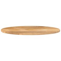 vidaXL Bordsskiva 100x40x2,5 cm oval massivt mangoträ - Bild 3