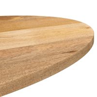 vidaXL Bordsskiva 100x40x2,5 cm oval massivt mangoträ - Bild 6