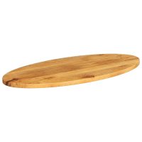 vidaXL Bordsskiva 100x40x2,5 cm oval massivt mangoträ - Bild 2