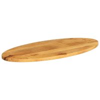 vidaXL Bordsskiva 110x40x2,5 cm oval massivt mangoträ - Bild 2