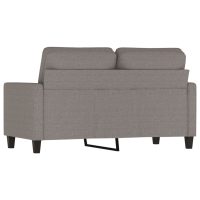 vidaXL 2-sitssoffa taupe 120 cm tyg - Bild 5