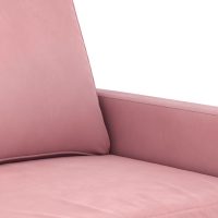 vidaXL 3-sitssoffa rosa 180 cm sammet - Bild 6