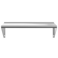 vidaXL Vägghylla 100x45x31 cm silver rostfritt stål - Bild 5