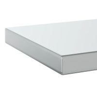 vidaXL Vägghyllor 2 st 75x23,5x3 cm silver rostfritt stål - Bild 8