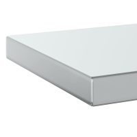 vidaXL Vägghyllor 2 st 50x23,5x3 cm silver rostfritt stål - Bild 8