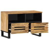 vidaXL Tv-bänk 70x34x46 cm massivt grovt mangoträ - Bild 5