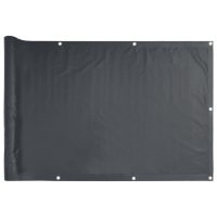 vidaXL Insynsskydd för trädgården antracit 300x75 cm PVC - Bild 2