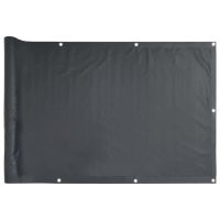 vidaXL Insynsskydd för trädgården antracit 500x75 cm PVC - Bild 2