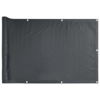 vidaXL Insynsskydd för trädgården antracit 1000x75 cm PVC - Bild 2