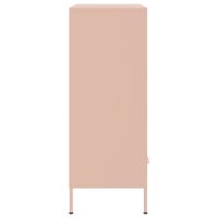 vidaXL Högskåp rosa 68x39x101,5 cm kallvalsat stål - Bild 7