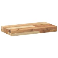 vidaXL Svävande hylla 40x20x4 cm behandlat massivt akaciaträ - Bild 3