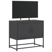 vidaXL Tv-bänk svart 68,5x39x60,5 cm stål - Bild 4