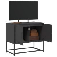 vidaXL Tv-bänk svart 68,5x39x60,5 cm stål - Bild 5