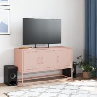 vidaXL TV-skåp rosa 100,5x39x60,5 cm stål - Bild 3