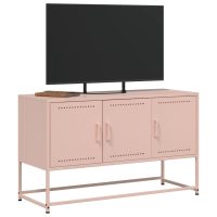 vidaXL TV-skåp rosa 100,5x39x60,5 cm stål - Bild 4