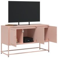 vidaXL TV-skåp rosa 100,5x39x60,5 cm stål - Bild 5