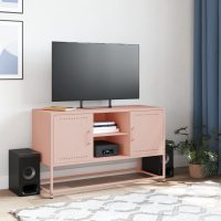 vidaXL TV-skåp rosa 100,5x39x60,5 cm stål - Bild 3