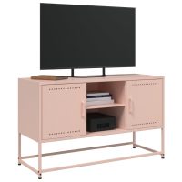 vidaXL TV-skåp rosa 100,5x39x60,5 cm stål - Bild 4