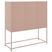 vidaXL Högskåp rosa 100,5x39x107 cm stål - Bild 8