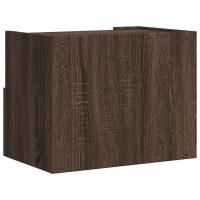 vidaXL Väggmonterade sängbord 2 st brun ek 45x30x35 cm - Bild 7