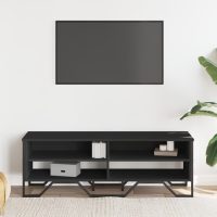 vidaXL Tv-bänk svart 122x34x41 cm konstruerat trä - Bild 3