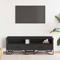 vidaXL Tv-bänk svart 122x34x41 cm konstruerat trä - Bild 3